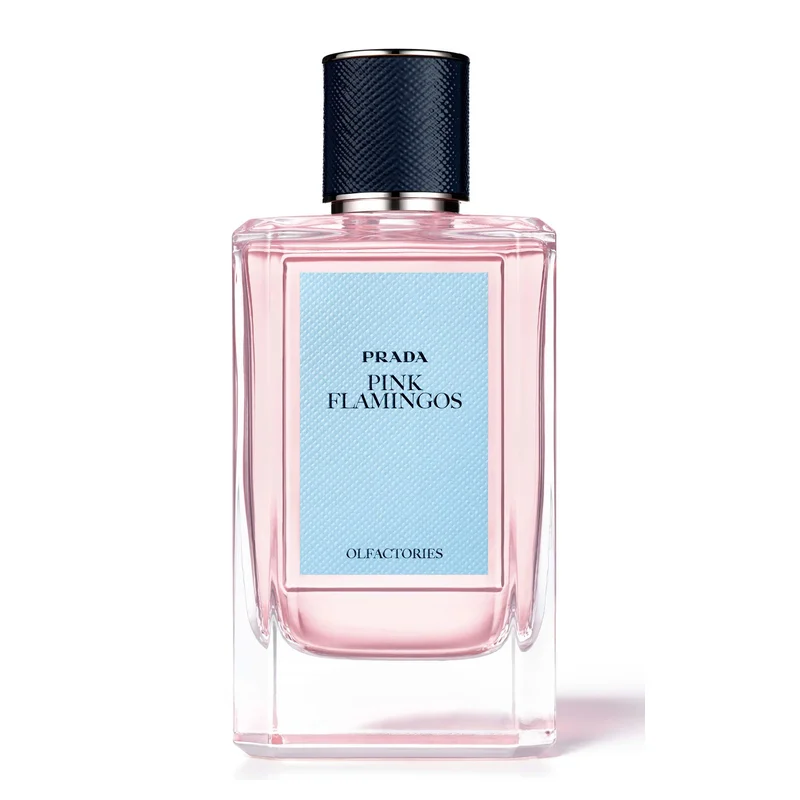 Prada Pink Flamingos parfüm şişesi
